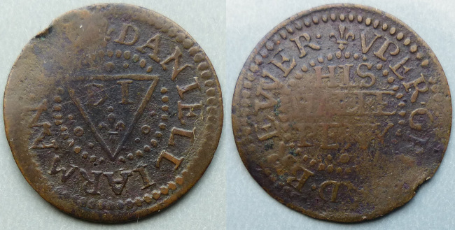Upper Ground, Daniell Jarman halfpenny Upper Ground, Daniell Jarman halfpenny